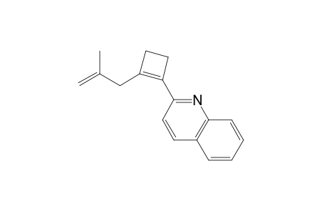 2-[2-(2-methylallyl)cyclobuten-1-yl]quinoline