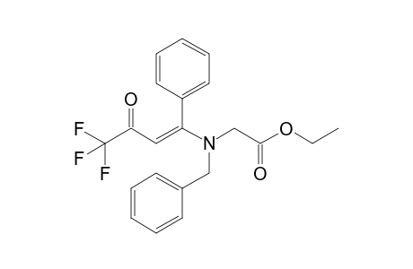 4-{Benzyl[(ethoxycarbonyl)methyl]amino}-1,1,1-trifluoro-4-phenylbut-3-en-2-one