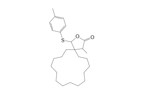 4-Methyl-1-(p-tolylsulfanyl)-2-oxaspiro[4.14]nonadecan-3-one