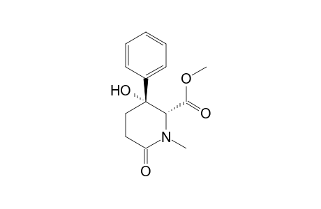 (2R,3R)-3-hydroxy-1-methyl-6-oxo-3-phenyl-2-piperidinecarboxylic acid methyl ester
