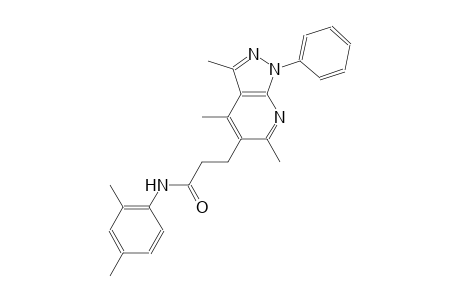 1H-pyrazolo[3,4-b]pyridine-5-propanamide, N-(2,4-dimethylphenyl)-3,4,6-trimethyl-1-phenyl-