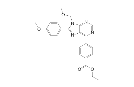 Ethyl 4-[9-(Methoxymethyl)-8-(4-methoxyphenyl)-9H-purin-6-yl]benzoate