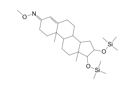 Androst-4-en-3-one, 16,17-bis[(trimethylsilyl)oxy]-, O-methyloxime, (16.alpha.,17.beta.)-
