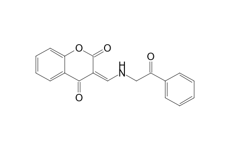 3-[N-(Benzoylmethyl)aminomethylene]-3,4-dihydro-2H-1-benzopyran-2,4-dione