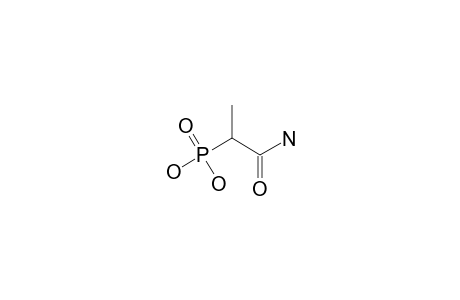 (2-amino-2-keto-1-methyl-ethyl)phosphonic acid