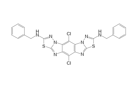 5,11-Dichloro-2,8-dibenzylaminobenzo[2,3-d:6,5-d']bis(imidazo[2,1-b][1,3,4]thiadiazole)
