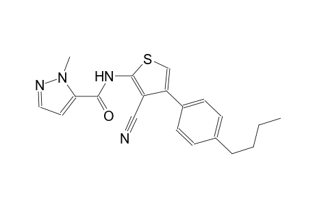 N-[4-(4-butylphenyl)-3-cyano-2-thienyl]-1-methyl-1H-pyrazole-5-carboxamide