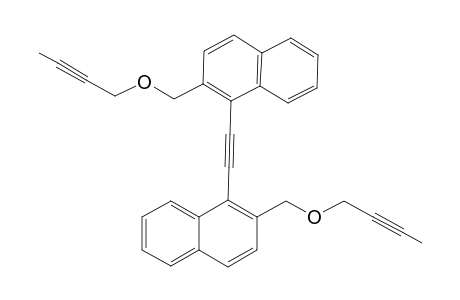 2-(but-2-ynoxymethyl)-1-[2-[2-(but-2-ynoxymethyl)-1-naphthalenyl]ethynyl]naphthalene