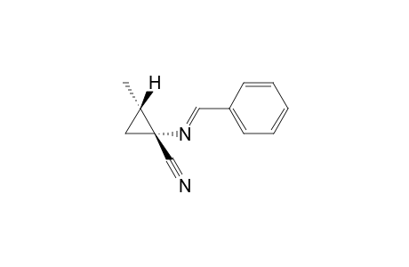 1-Cyano-1-[(benzylidene)imino]-2S-methylcyclopropane