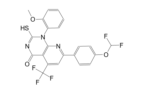 pyrido[2,3-d]pyrimidin-4(1H)-one, 7-[4-(difluoromethoxy)phenyl]-2-mercapto-1-(2-methoxyphenyl)-5-(trifluoromethyl)-