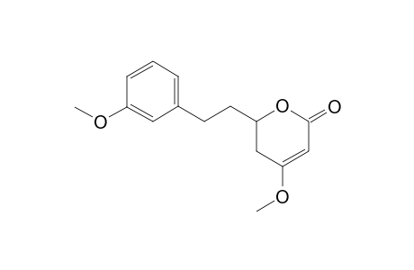 6-[2'-(?-methoxyphenyl)ethyl]-5,6-dihydro-4-methoxy-2-oxo-2H-pyran