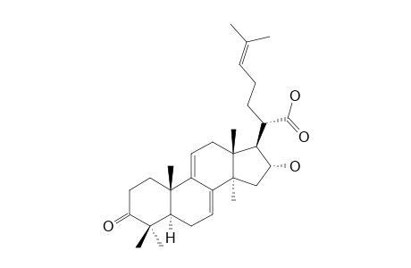 16-ALPHA-HYDROXY-3-OXO-LANOSTA-7,9-(11),24-TRIEN-21-OIC_ACID