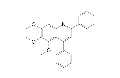 5,6,7-Trimethoxy-2,4-diphenylquinoline