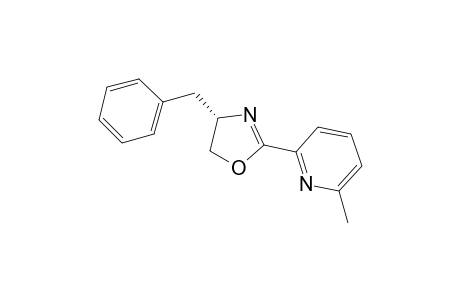 (S)-4-Benzyl-2-(6-methylpyridin-2-yl)-2-oxazoline