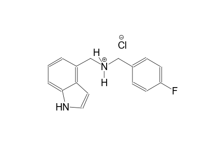 1H-indole-4-methanaminium, N-[(4-fluorophenyl)methyl]-, chloride