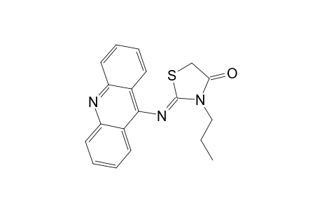 3-Propyl-2-(acrydin-9'-yl)imino-1,3-thiazolidin-2-one