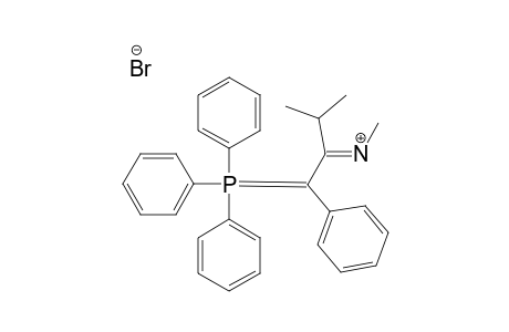 3-METHYL-2-METHYLAMINO-1-PHENYLBUT-1-ENYL-(TRIPHENYL)-PHOSPHONIUMBrOMIDE
