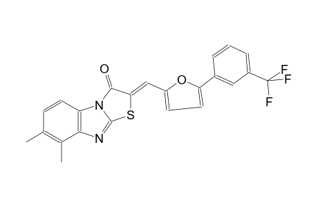 thiazolo[3,2-a]benzimidazol-3(2H)-one, 7,8-dimethyl-2-[[5-[3-(trifluoromethyl)phenyl]-2-furanyl]methylene]-, (2Z)-