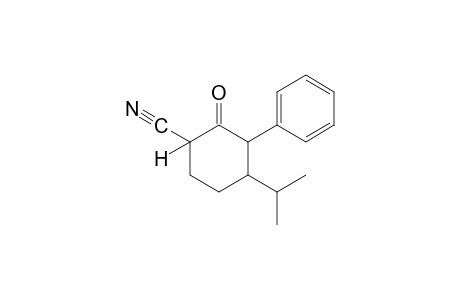 3-isopropyl-2-oxo-3-phenylcyclohexanecarbonitrile