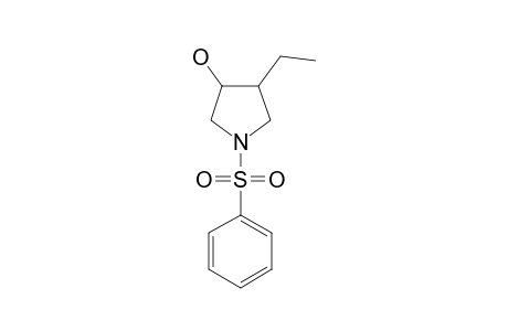1-PHENYLSULFONYL-4-ETHYLPYRROLIDIN-3-OL;MAJOR-DIASTEREOISOMER