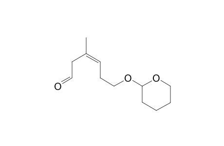 (Z)-3-Methyl-6-[(tetrahydro-2H-pyran-2-yl)oxy]hex-3-enal