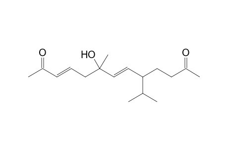 (3E,7E)-6-Hydroxy-9-isopropyl-6-methyltrideca-3,7-diene-2,12-dione