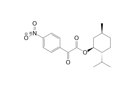 (1S,2R,5S)-2-Isopropyl-5-methylcyclohexyl2-(4-nitrophenyl)-2-oxoacetate