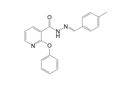 (4-Methylbenzylidene)-2-phenoxynicotinic acid hydrazide