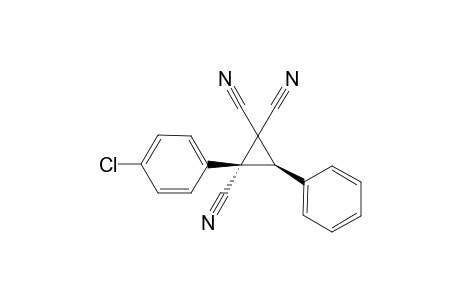 (2R,3S)-2-(4-Chlorophenyl)-3-phenylcyclopropane-1,1,2-tricarbonitrile