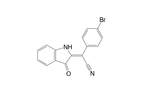 (E)-2-[1-Cyano-1-(4-bromophenyl)methylidene]-3-oxo-2,3-dihydro-1H-indole