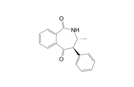 (3R,4R)-3-methyl-4-phenyl-3,4-dihydro-2H-2-benzazepine-1,5-dione