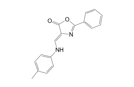 (4Z)-2-Phenyl-4-(4-toluidinomethylene)-1,3-oxazol-5(4H)-one