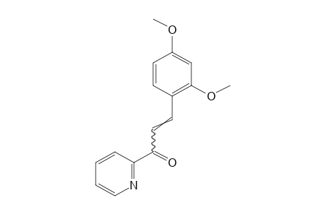 3-(2,4-DIMETHOXYPHENYL)-1-(2-PYRIDYL)-2-PROPEN-1-ONE