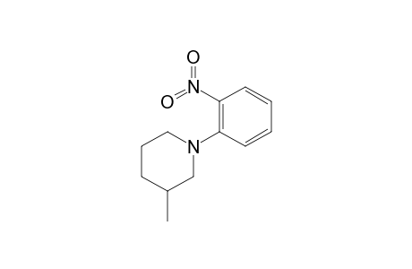 3-Methyl-1-(2-nitrophenyl)-piperidine