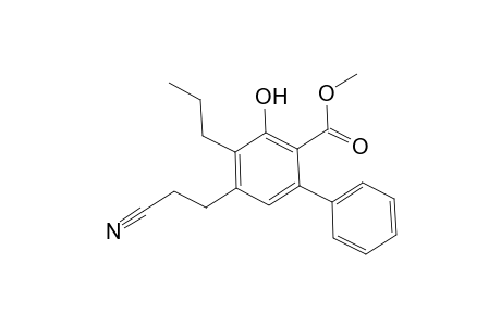 Methyl 5-(2-Cyanoethyl)-3-hydroxy-4-propyl-1,1'-biphenyl-2-carboxylate