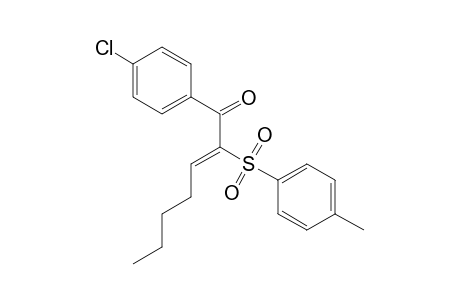 (Z)-1-(4-Chlorobenzoyl-1-(p-tolylsulfonyl)-1-hexene