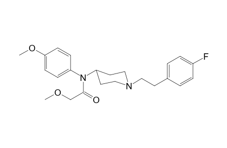 N-(1-[2-(4-Fluorophenyl)ethyl]piperidin-4-yl)-2-methoxy-N-(4-methoxyphenyl)acetamide