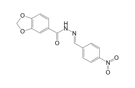 (4'-Nitrobenzylidene) 3,4-methylenedioxybenzoylhydrazine