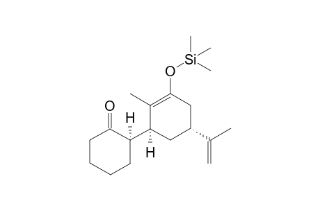 (1R,1'S,5'R)-5'-Isopropenyl-2'-methyl-3'-trimethylsilanyloxy-bicyclohexyl-2'-en-2-one