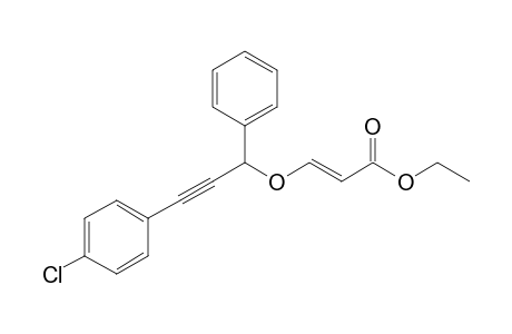 (+-)-Ethyl (E)-3-[3-(4-Chlorophenyl)-1-phenylprop-2-ynyloxy]acrylate