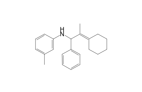 N-(2-Cyclohexylidene-1-phenylpropyl)-3-methylaniline