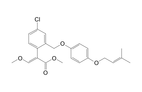 methyl (E)-2-[4-chloro-2-[[4-(3-methylbut-2-enoxy)phenoxy]methyl]phenyl]-3-methoxy-prop-2-enoate