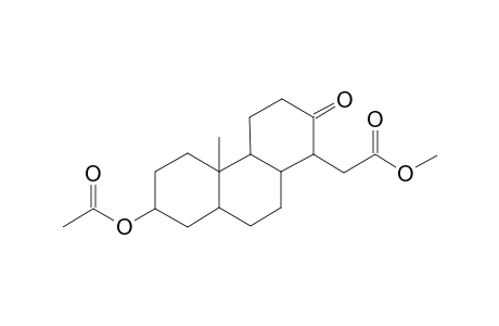 Perhydrophenanthren-2-one, 7-acetoxy-1-methoxycarbonylmethyl-4b-methyl-