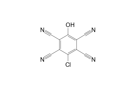 3-Chloranyl-6-oxidanyl-benzene-1,2,4,5-tetracarbonitrile