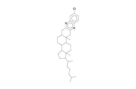 Cholest-2-eno[2,3-b]quinoxaline, 6'-chloro-