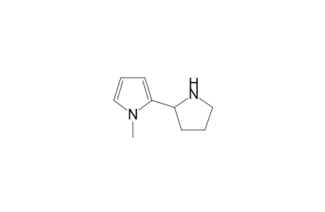 Pyrrole, 1-methyl-2-(2-pyrrolidinyl)-