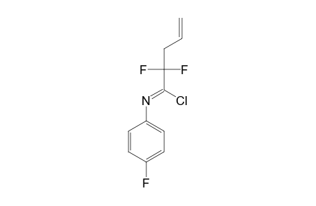 N1-(4-FLUOROPHENYL)-1-CHLORO-2,2-DIFLUORO-4-PENTEN-1-IMINE