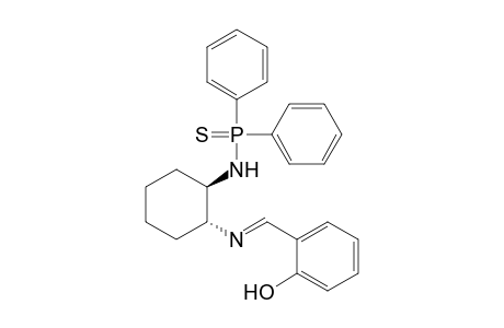 trans-1-N-(2-Hydroxyphenylmethylene)amino-2-N'-(diphenylthioxophosphino)aminocyclohexane