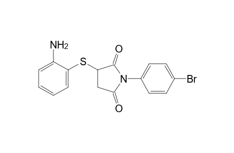 2-[(o-aminophenyl)thio]-N-(p-bromophenyl)succinimide