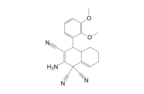 2-amino-4-(2,3-dimethoxyphenyl)-4a,5,6,7-tetrahydro-1,1,3(4H)-naphthalenetricarbonitrile